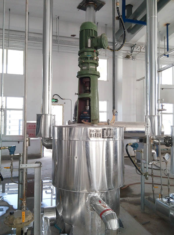 Short path distillation plant for VE